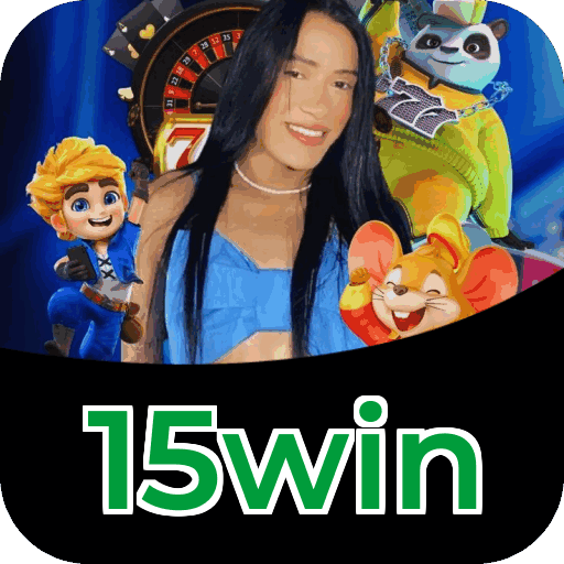 Plataforma 15win mostrando interface moderna, jogos certificados e recursos de segurança licenciados